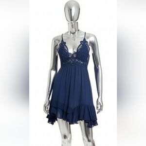 💙 NWT Free People Adella Mini Dress, XS
